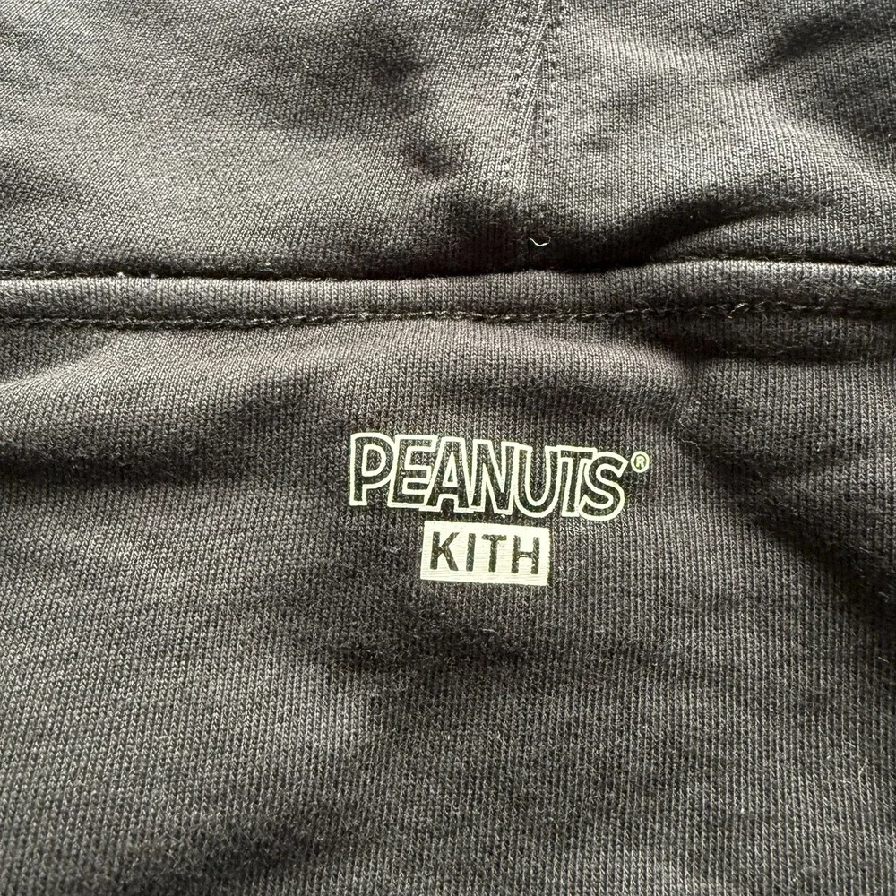 Kith Kids Peanuts Christmas Caroling Black Hoodie Size XS (4-5)